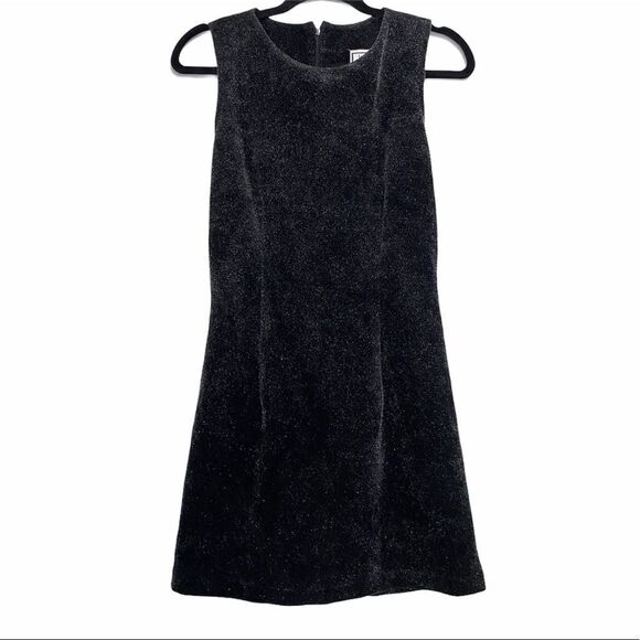 Joule 90’s Black Shimmery Sleeveless Mini Dress - Picture 1 of 9